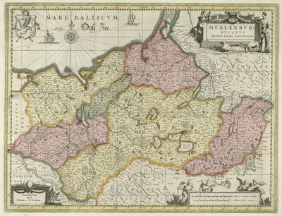 Herzogtum Mecklenburg von Johann Lauremberg